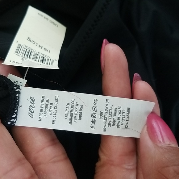 Aerie Scrunchie cut out monokini swimsuit size M long new with tag - Picture 7 of 7